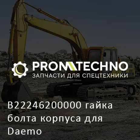 B22246200000 гайка болта корпуса для Daemo