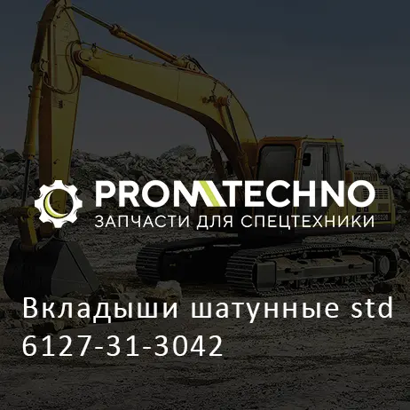 Вкладыши шатунные std 6127-31-3042