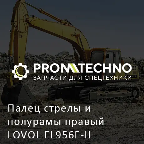 Палец стрелы и полурамы правый LOVOL FL956F-II