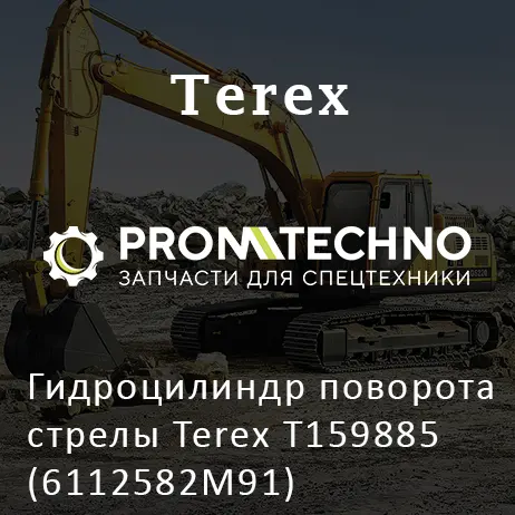 Гидроцилиндр поворота стрелы Terex T159885 (6112582M91)