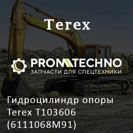 Гидроцилиндр опоры Terex T103606 (6111068M91)