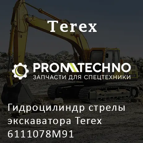 Гидроцилиндр стрелы экскаватора Terex 6111078M91