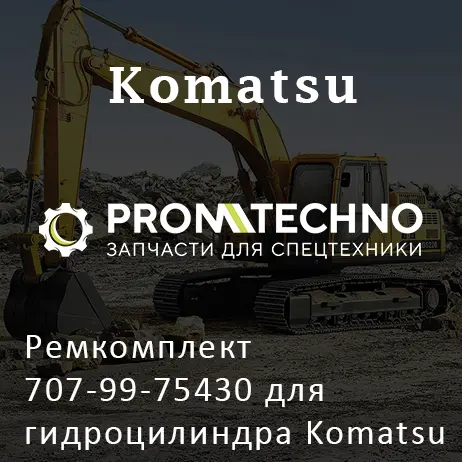 Ремкомплект 707-99-75430 для гидроцилиндра Komatsu 195-63-45300
