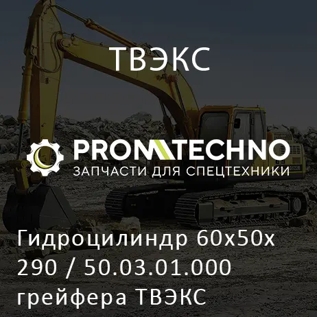 Гидроцилиндр 60х50х290 / 50.03.01.000 грейфера ТВЭКС