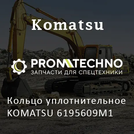 Кольцо уплотнительное KOMATSU 6195609M1