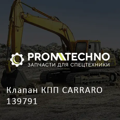 Клапан КПП CARRARO 139791