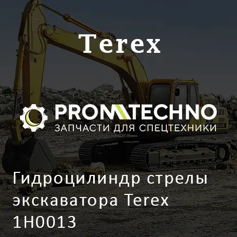 Гидроцилиндр стрелы экскаватора Terex 1H0013