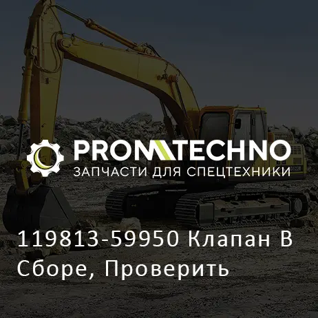119813-59950 Клапан В Сборе, Проверить