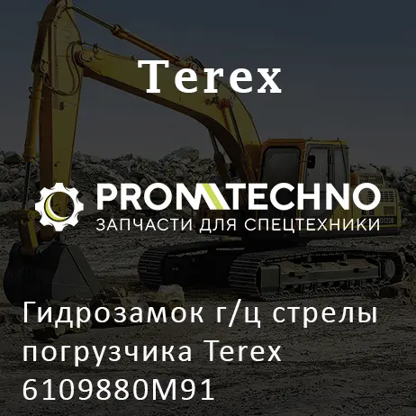 Гидрозамок г/ц стрелы погрузчика Terex 6109880M91