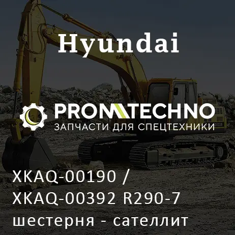 XKAQ-00190 / XKAQ-00392 R290-7 шестерня - сателлит HYUNDAI R290
