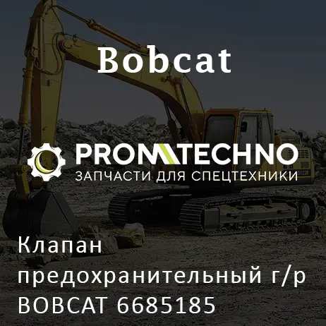 Клапан предохранительный г/р BOBCAT 6685185