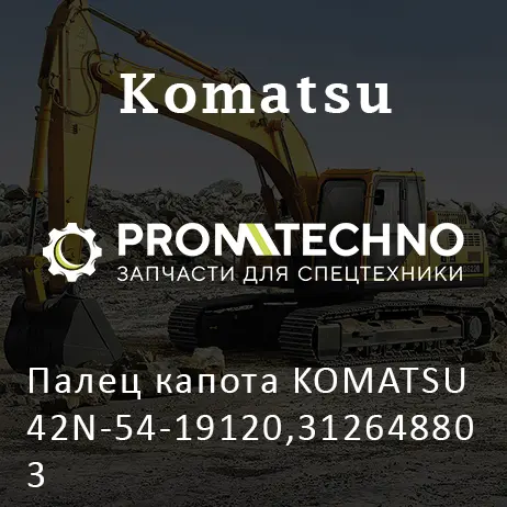 Палец капота KOMATSU 42N-54-19120,312648803