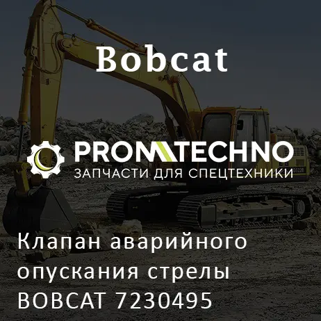 Клапан аварийного опускания стрелы BOBCAT 7230495